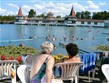 Termální lázně - Maďarsko - Hevíz - termální lázně v kráterovém jezeře, největším v Evropě, teplota i v zimě 30 stupňů