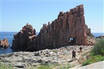 Sardinie - barevné skály Arbatax