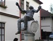 Termální lázně - Maďarsko - Tokaj - symbol pijáků, Dionýsos