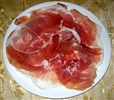 Itálie - Parma - servíruje se parmská šunka
