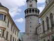 Termální lázně - Maďarsko - Šoproň - požární věž, 60 m vysoká, hranatá základna z 10.stol, vršek ze 17.stol