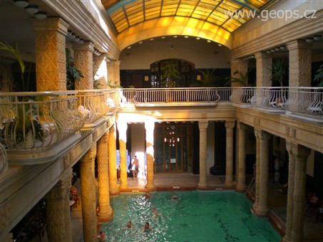 Maďarsko, Budapešť, lázně Gellert