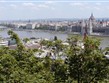 Termální lázně - Maďarsko, Budapešť, pohled na Pešť s parlamentem