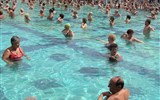 Termální lázně a wellness - Harkány - Maďarsko, Harkány, lázně - venkovní bazén