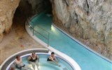 lázně Tapolca - Maďarsko - Tapolca - termální jeskynní lázně, využívali je už staří Římané